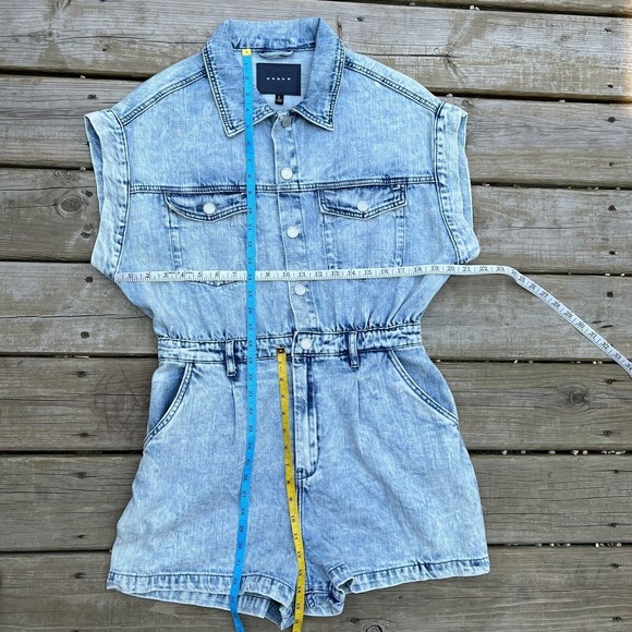 Blank NYC Light Blue Denim Romper - Picture 7 of 12